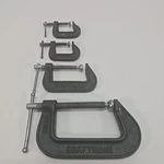 Set Of 4 Vtg Craftsman Usa Malliable C-clamps/screw 66673 66672 & 2-66671. Fixed Price $23.88.