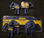 New Irwin (1964748 + 196473) Quick Grip 6" 12" Mini One Handed Bar Clamps. Fixed Price $59.99.