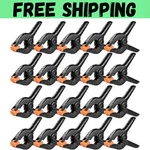 20 Packs Spring Clamps, 3.5 Inch Heavy Duty For Crafts And Profess. Fixed Price $10.99.
