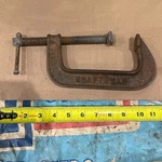 Vintage Craftsman 5" Clamp Model 66675 Malleable Made Usa Used. Fixed Price $12.00.