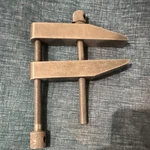 Starrett No. 161-E Steel Toolmaker Clamp, 4 In Jaw Size, Gray, Mpn. Fixed Price $35.00.