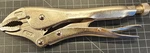 Blue Point BLP10 10" Curved Jaw Locking Vice Grip Pliers Set New. Fixed Price $32.95.