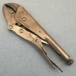 Vintage Craftsman Usa - 9 45343 Curved Jaw 5" Locking Pliers. Fixed Price $16.90.