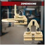 Heavy Duty Right Angle Pull Clamp Frame Straightening Tool. Fixed Price $46.39.