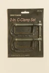 Vintage Craftsman 2-INCH C-clamp Set Model 951762 Made Usa New Old Stock. Fixed Price $38.00.