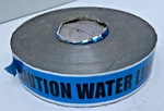 Caution Water Line Buried Below - Detectable Underground Marking Tape Blue 2". Fixed Price $44.95.