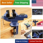 Elegant Cast Iron Clamp-on Vise 2.5" With Satisfaction Guarantee Home & Shop. Fixed Price $36.99.