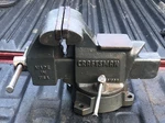 Vintage Craftsman No. 51855 U.s.a. & 1/2 Inch Swiveling Anvil Bench Vise. Fixed Price $119.99.