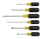 Stanley 6 Piece Vinyl Grip Pro Screwdriver Set. Fixed Price $25.99.