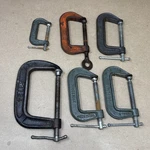 Craftsman C-clamp (4) 66673 3" (1) 66724 4" 66672 Usa Lot Of 6). Fixed Price $24.98.