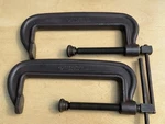 Vintage Armstrong No. 108 Heavy Duty Clamp Set Of 2 / Made Usa. Fixed Price $125.00.