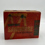 Vtg Genuine Crawford Sawhorse Brackets Heavy Duty Steel, No. 88 -1 Pair New. Fixed Price $11.98.