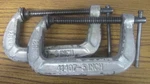 Lot (2) Columbian C-clamps #41407-5.0" / 125MM. Fixed Price $29.99.