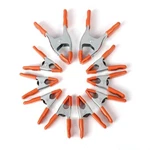 6INCH 4INCH Heavy Duty Metal Spring Clamps Set 2INCH 1INCH Jaw Opening With Prot. Fixed Price $33.91.