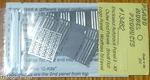 Plano #13482 Enclosed Autorack Outer End Panels "e" Kit -- Small Flat Blank. Fixed Price $12.50.