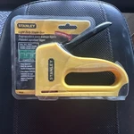 New Stanley Light Duty Yellow Narrow Staple Gun TR35. Fixed Price $15.00.