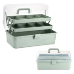 Tackle Box, 16INCH Extra Large Art Storage With 3LAYER Folding Trays, Mul.... Fixed Price $66.75.