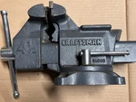 Vintage Craftsman Swivel Bench Vise 51865 4-1/2 Reversible Jaws Usa- Read. Fixed Price $69.79.