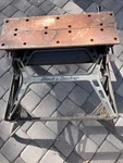 Vintage Black & Decker Workmate 79-001 Type 2 Workbench Foldable Vise. Fixed Price $225.00.