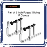2 Jorgensen Forged Sliding Bar Clamps Versatile 3 X6 & Up To 450LBS Clamping. Fixed Price $34.95.