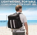 54 Can Insulated Backpack Cooler Leakproof Beach Camping Picnic Multi-pocket Nwt. Fixed Price $24.92.