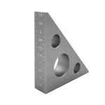Right Ruler, 45 90 Degree Small Aluminum Alloy Triangle Silver. Fixed Price $16.76.