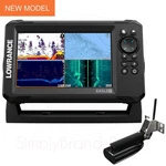 Lowrance Eagle 7 Fish Finder / Chartplotter With Splitshot Hd Transducer Base Card. Fixed Price $639.43.