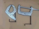 Two (2) Kant-twist Super Heavy-duty Clamps 10", 7" Deep Throat, 3500 Lb, Zinc. Fixed Price $339.95.