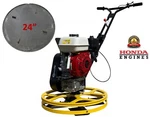 GX160 Genuine Honda 24" Power Trowel With Steel Pan- 3 Year Engine Warranty. Fixed Price $1949.00.