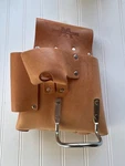 Marshalltown Leather Drywall Pouch Tan 8X9.5 Inches Heavy-duty Rivets Durable. Fixed Price $29.99.