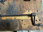 Armstrong No. 4 Full Length Crank / Screw Handle & Shaft Undermount Vice ??. Fixed Price $24.95.