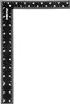 Powertec Carpenter Square 8" X 12" - Ruler, Right Angle Tool, Wo. Fixed Price $18.47.