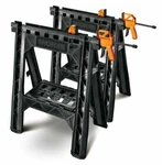 Worx Abs Plastic Clamping Saw Horse (WX065). Fixed Price $75.00.