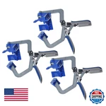 90 Degree Corner Clamp 3 Pack Adjustable Woodworking Jigs Joints Lockin. Fixed Price $101.88.