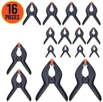 Wellmax 16 Piece Heavy Duty Nylon Spring Clamps Set, 5 Sizes Variety Pack. Fixed Price $13.95.