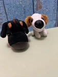 Artlist Collection The & Head First Big Dogs Set Of 2 Black Brown White. Fixed Price $12.00.