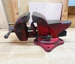 Vintage Ridge Tool Ridgid No 400 Swivel Bench Vise 4" W/anvil, Pipe Jaws. Fixed Price $149.95.