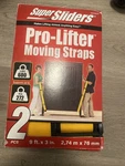 Super Sliders Pro-lifter Moving Straps 2-PACK 9FT Supports 600LBS Dam. Fixed Price $9.99.