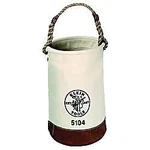 Klein Tools 5104S 12" Bucket, Leather-bottom, Natural Canvas. Fixed Price $104.88.