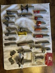 23 Used 1/2 Inch Shank Router Bits. Tools Lot. Various Brands.. Fixed Price $85.00.