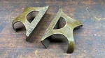 Original Yost Bench Vise Brass Jaws Usa Made Meadville Pa. Fixed Price $59.99.