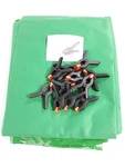 Lusana Photography Green Screen Backdrop W/ 12 Limostudio Clamps. Fixed Price $45.60.