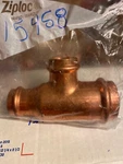 Viega 15458 Propress Tee, 1-1/2" X 1". Fixed Price $87.99.