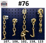 SET#76 Pcs Mo Clamp Style 4145 Towing Hooks Wrecker Grab Rjt. Fixed Price $86.98.