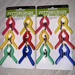 Pittsburgh 6 Pc 7/8 Inch Spring Clamp Heavy Duty Nylon Swivel Pads-set Of 2. Fixed Price $14.99.