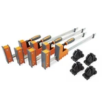 Bora 8 Pc Parallel Clamps Woodworking Set - Two 24" & 40". Fixed Price $253.73.