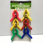 New 6 Piece Pittsburgh 7/8" Spring Clamp Set. Fixed Price $6.95.