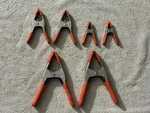 Pony Spring Clamp 3203 Lot Of 6 Usa Tools 3202 & 3201 Used Work Perfectly. Fixed Price $50.00.