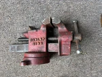 Vintage Dunlap 5196 Bench Vise With Pipe Clamps. Rotates Tools. Fixed Price $34.00.
