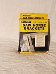 Vintage Stanley Saw Horse Brackets NO.41-108 New Open Box ( 2 ). Fixed Price $13.25.